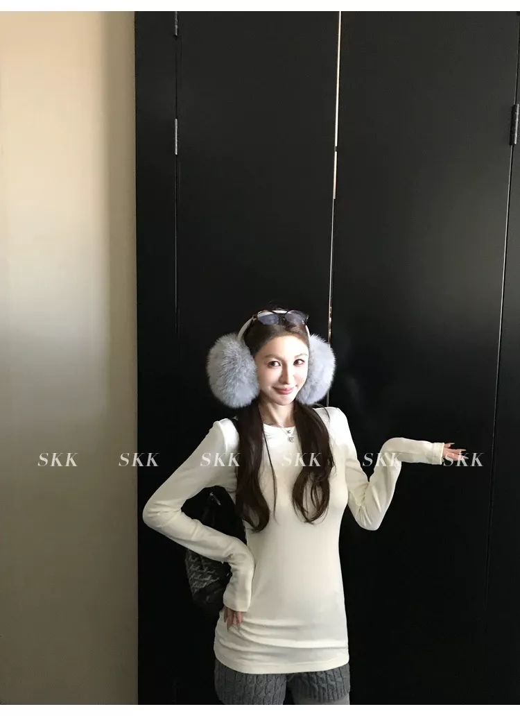 노브랜드 여성 슬림핏 기모 이너 티셔츠 상세 이미지 94