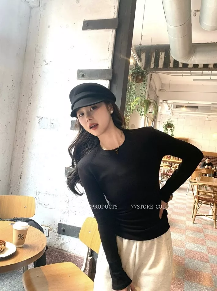 노브랜드 여성 슬림핏 기모 이너 티셔츠 상세 이미지 66