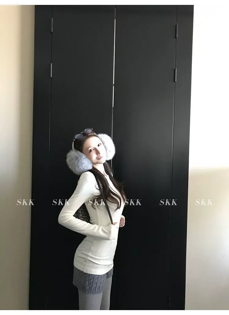 노브랜드 여성 슬림핏 기모 이너 티셔츠 상세 이미지 93