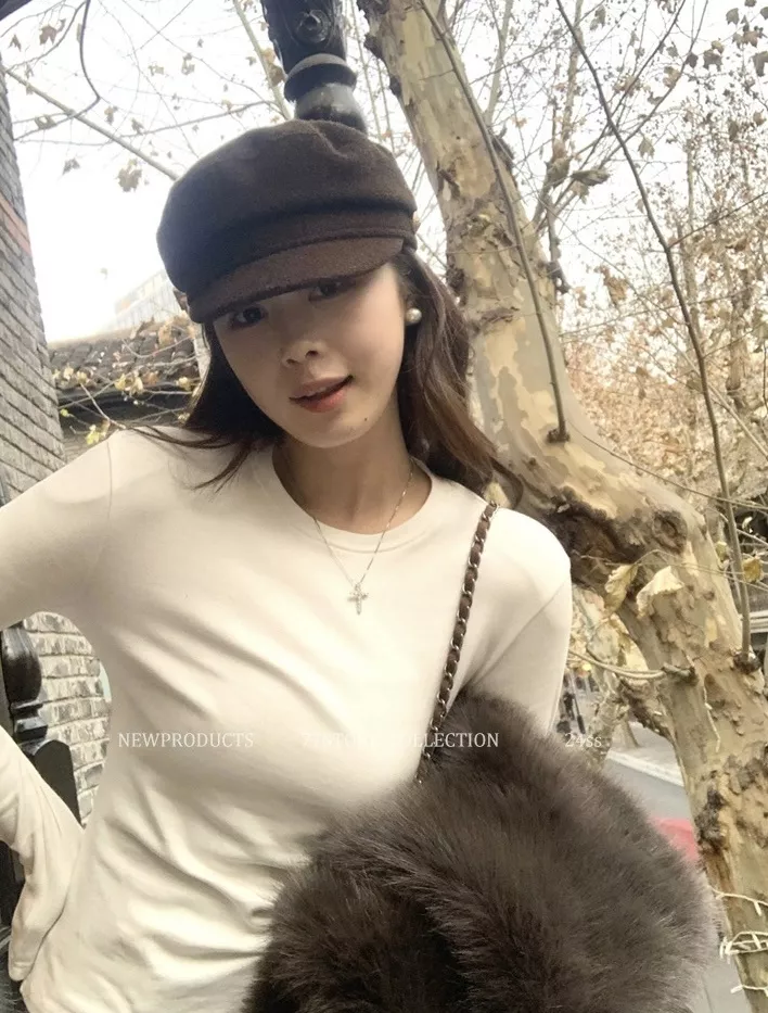 노브랜드 여성 슬림핏 기모 이너 티셔츠 상세 이미지 65