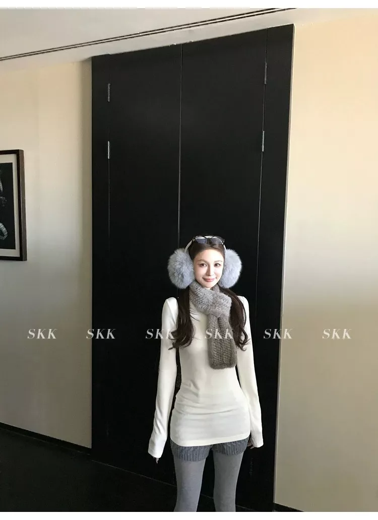 노브랜드 여성 슬림핏 기모 이너 티셔츠 상세 이미지 96