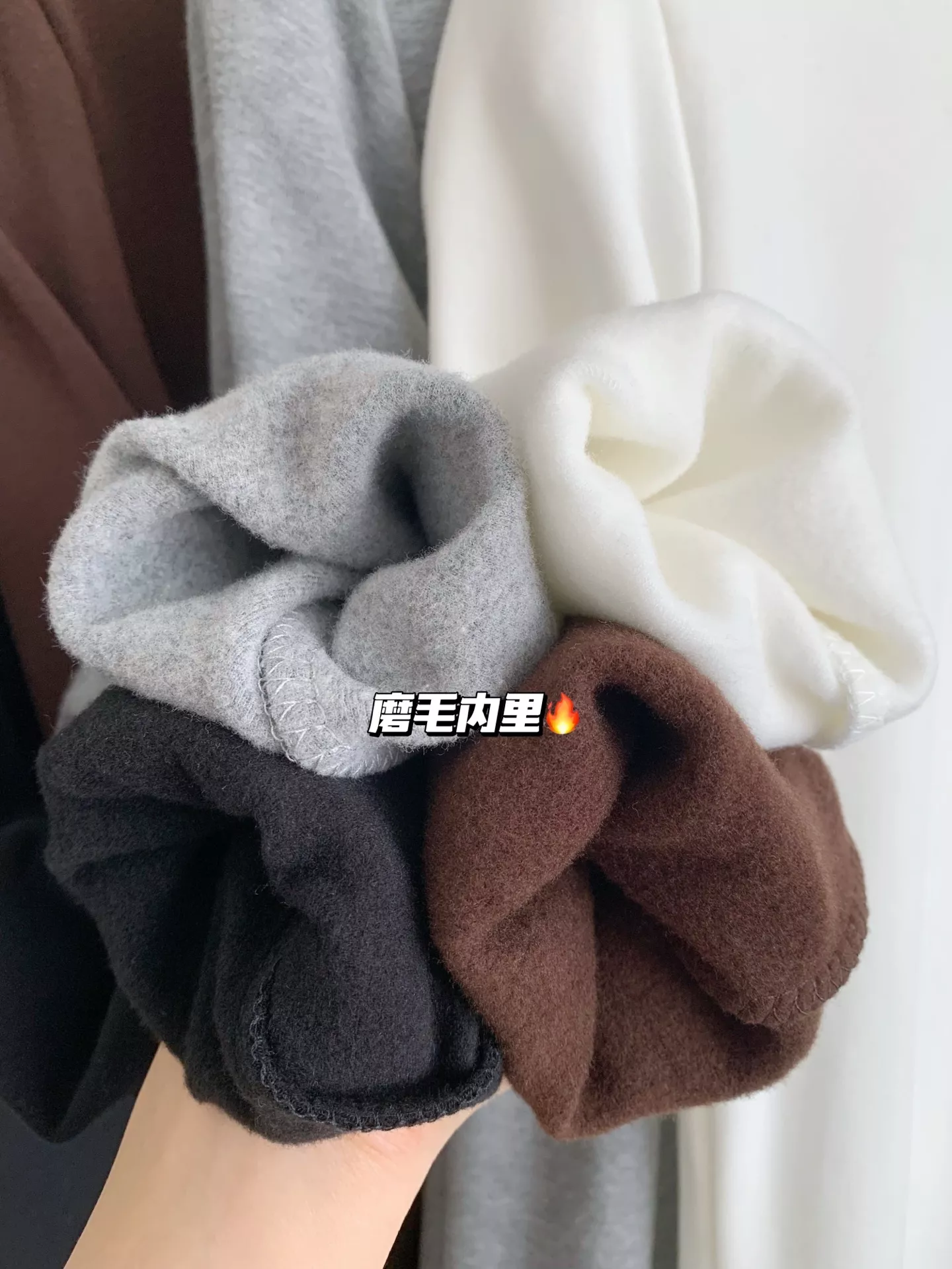 노브랜드 여성 슬림핏 기모 이너 티셔츠 상세 이미지 2