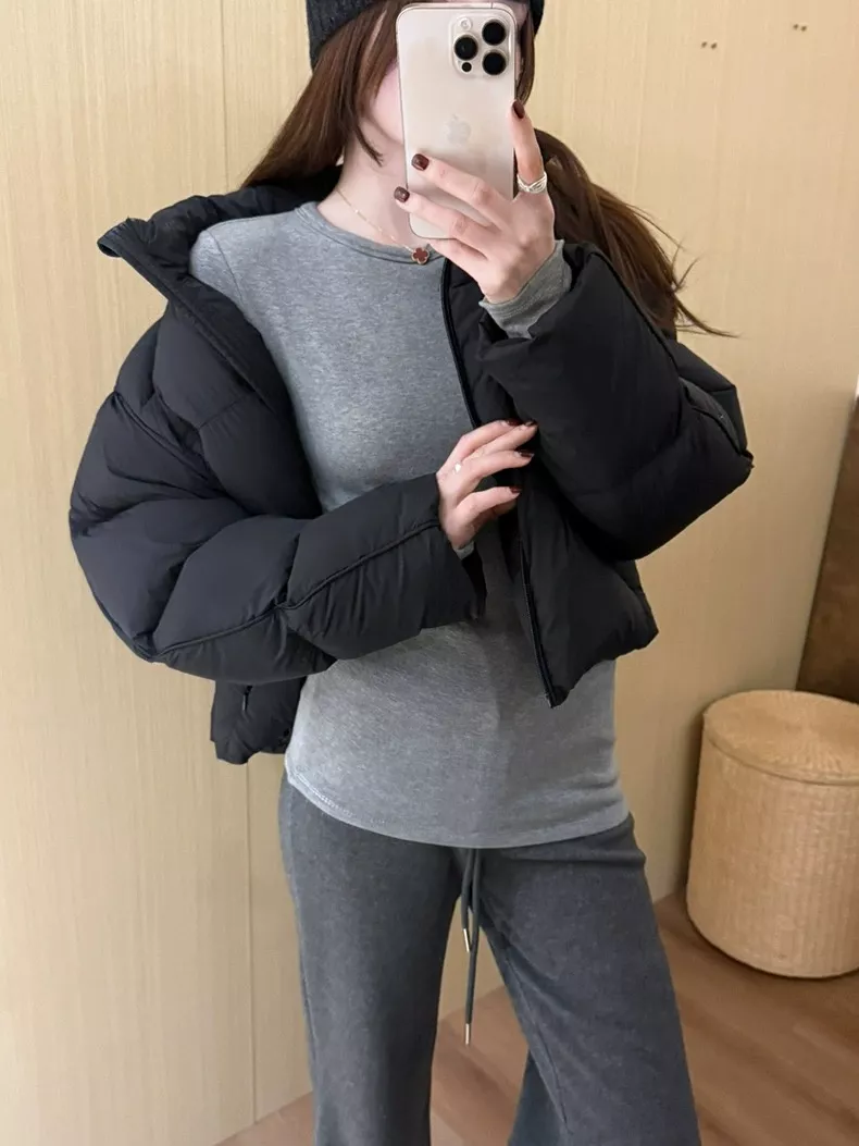 노브랜드 여성 슬림핏 기모 이너 티셔츠 상세 이미지 53
