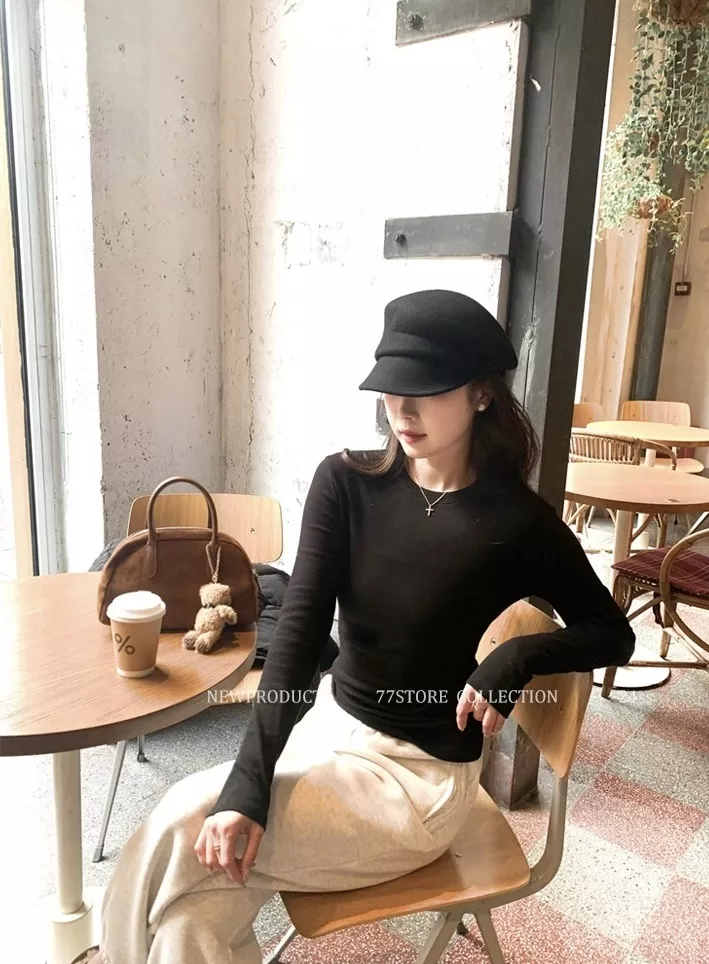노브랜드 여성 슬림핏 기모 이너 티셔츠 상세 이미지 68