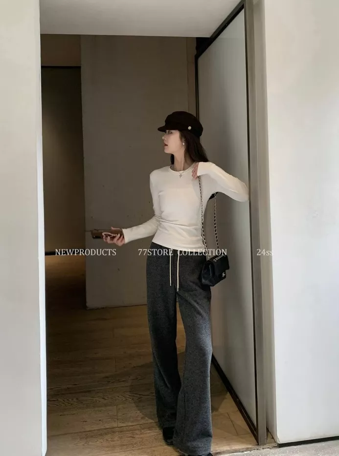 노브랜드 여성 슬림핏 기모 이너 티셔츠 상세 이미지 69