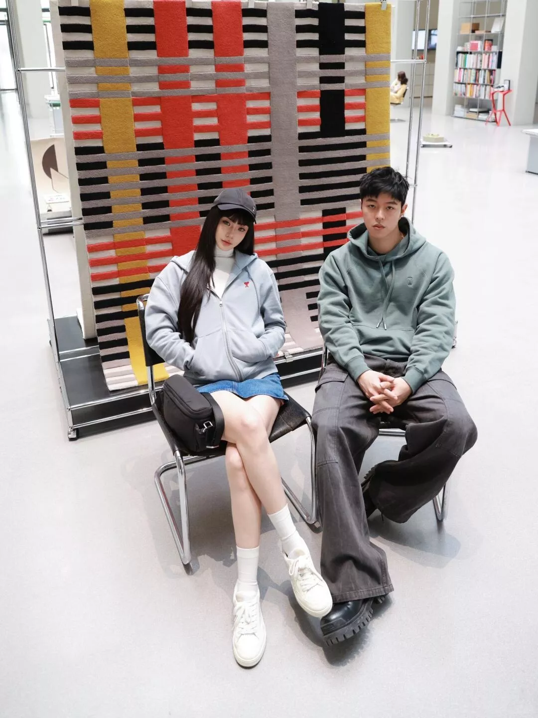 아미 드 꾀르 블랙 코튼 후드 상세 이미지 25