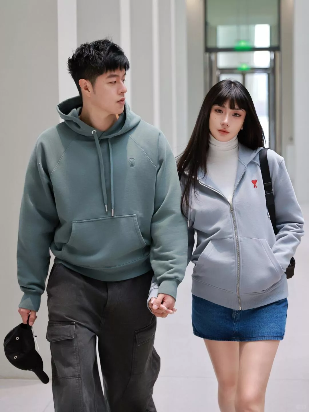 아미 드 꾀르 블랙 코튼 후드 상세 이미지 23