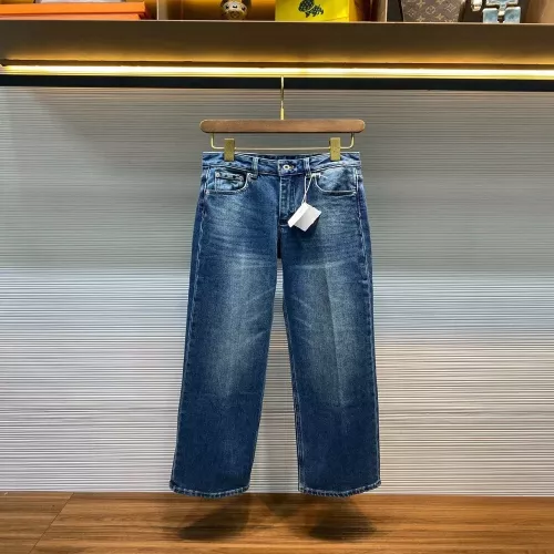 발렌시아가 헤턴 블루 워싱 스트레이트 데님 팬츠