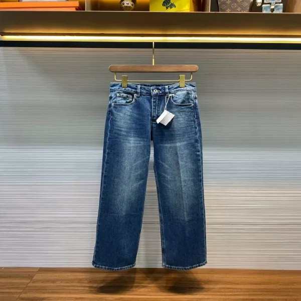 발렌시아가 헤턴 블루 워싱 스트레이트 데님 팬츠