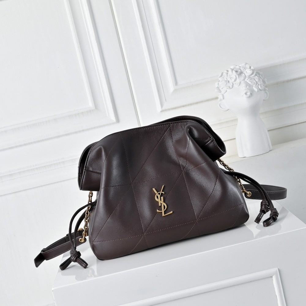 입생로랑 YSL 퀼팅 로고 스트랩 백