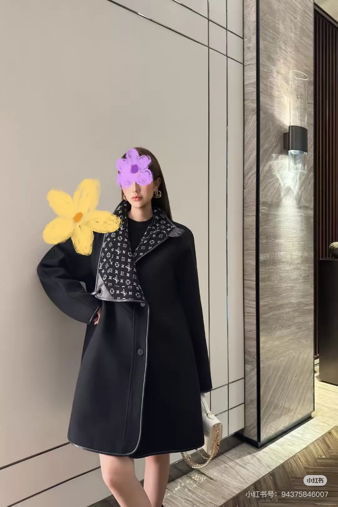 루이비통 모노그램 자카드 리버서블 후크 클로저 코트 상세 이미지 107
