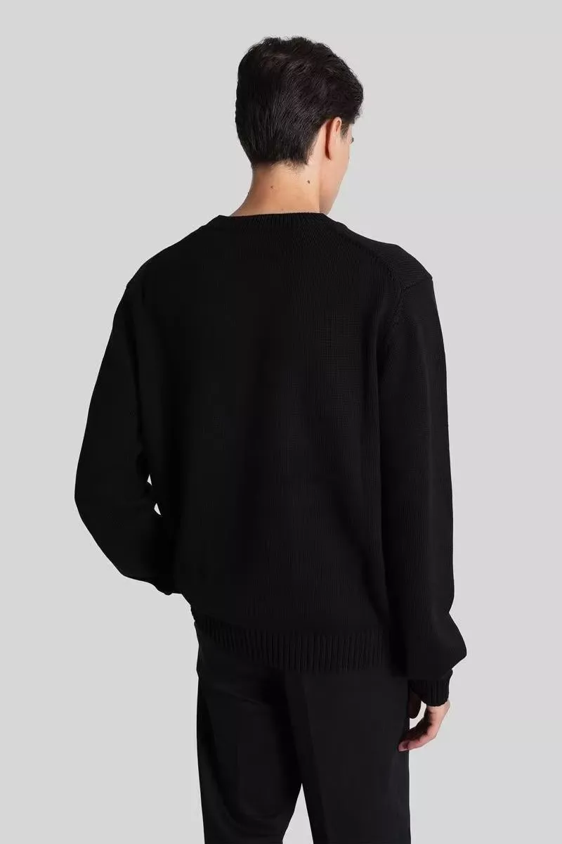 카사블랑카 버섯 그래픽 자카드 니트 스웨터 상세 이미지 12
