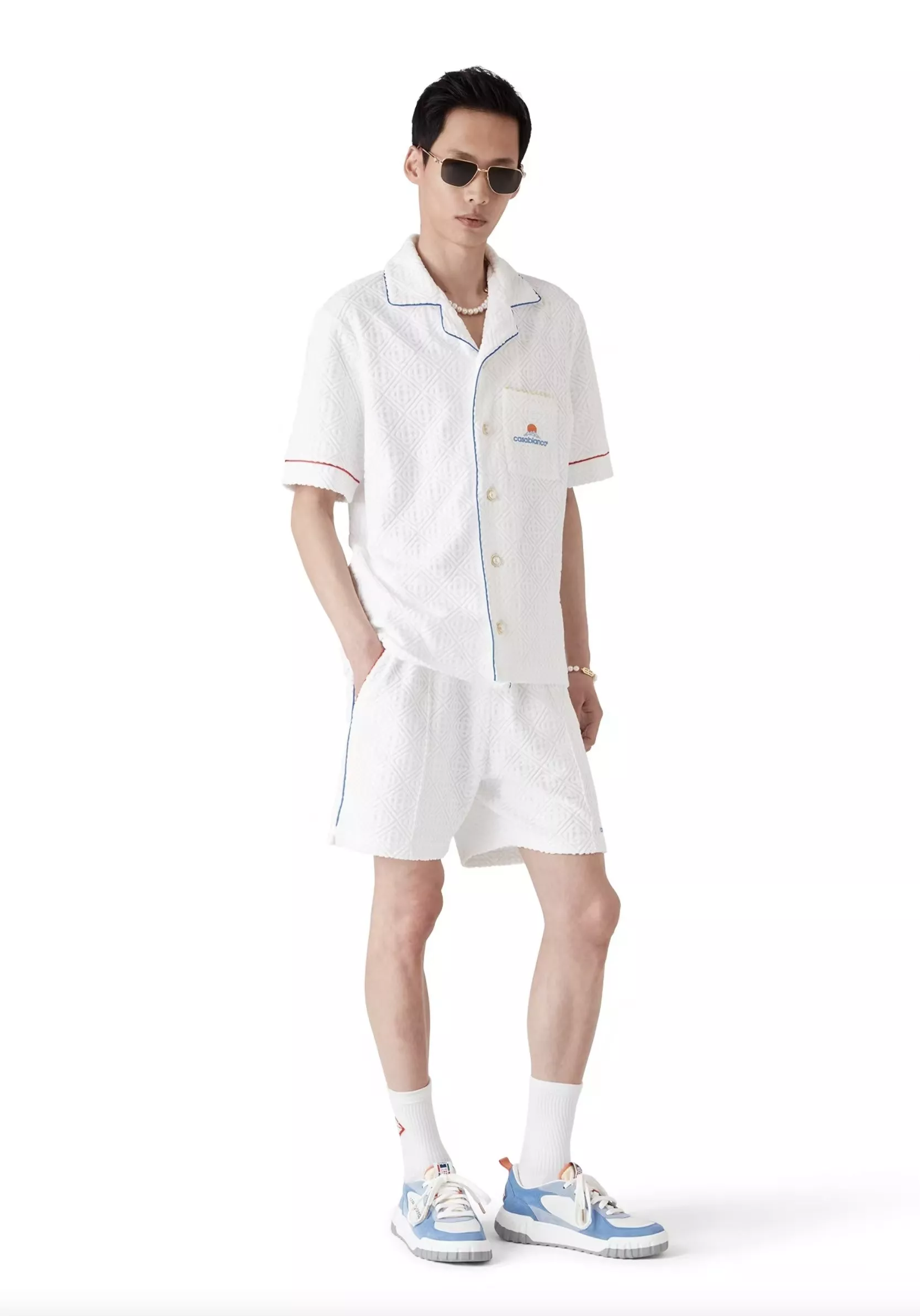 카사블랑카 2025SS 설산 자수 자카드 쇼츠 상세 이미지 11