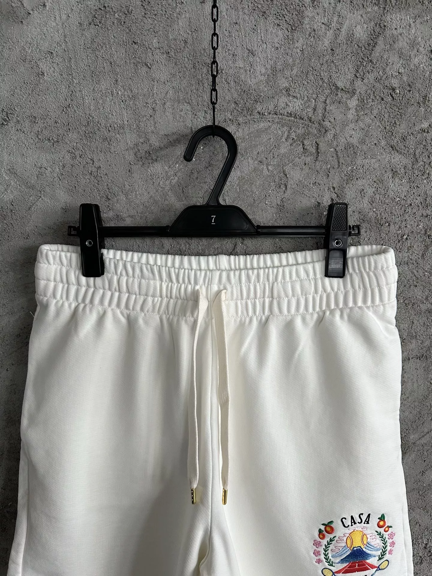 카사블랑카 2025SS 테니스 자수 코튼 쇼츠 상세 이미지 2