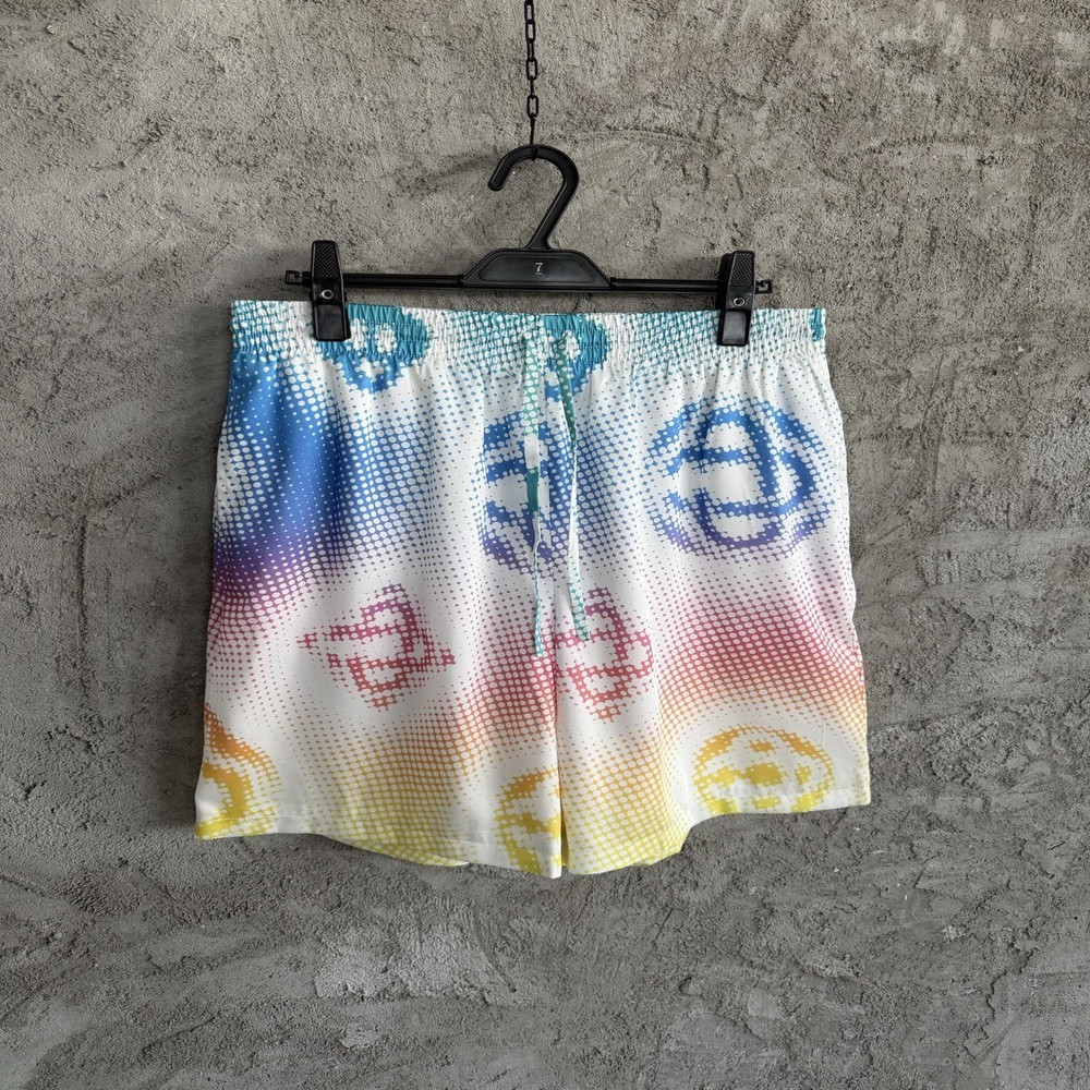 카사블랑카 2026SS 도트 패턴 실크 쇼츠