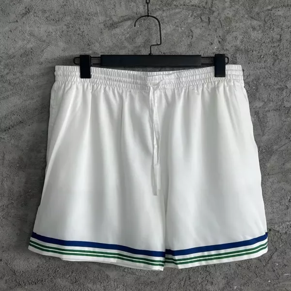 카사블랑카 2025SS 玩偶网球 그래픽 실크 쇼츠