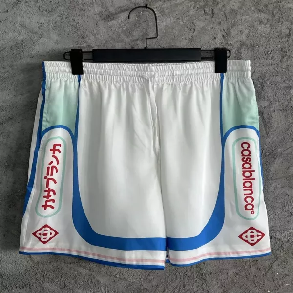 카사블랑카 2025SS 화산 그래픽 실크 쇼츠