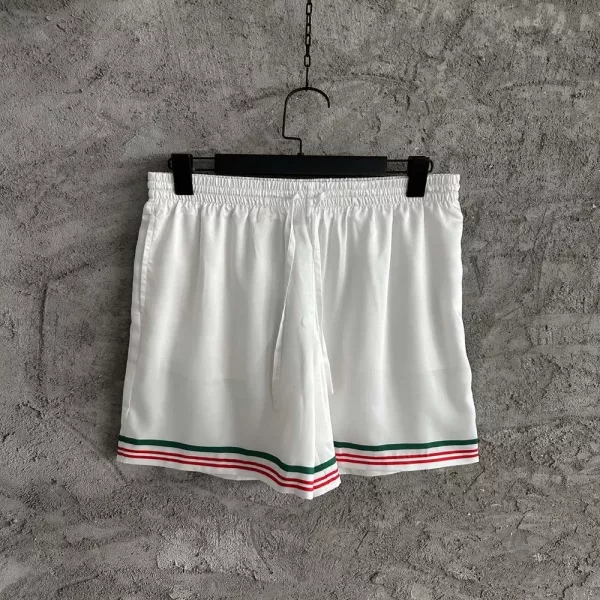 카사블랑카 2024SS 토마토 그래픽 실크 쇼츠