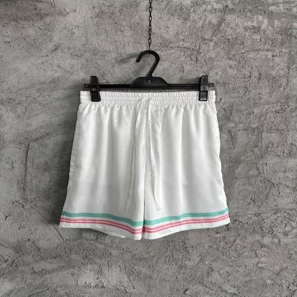 카사블랑카 2025SS 이른 봄 분수 패턴 실크 쇼츠