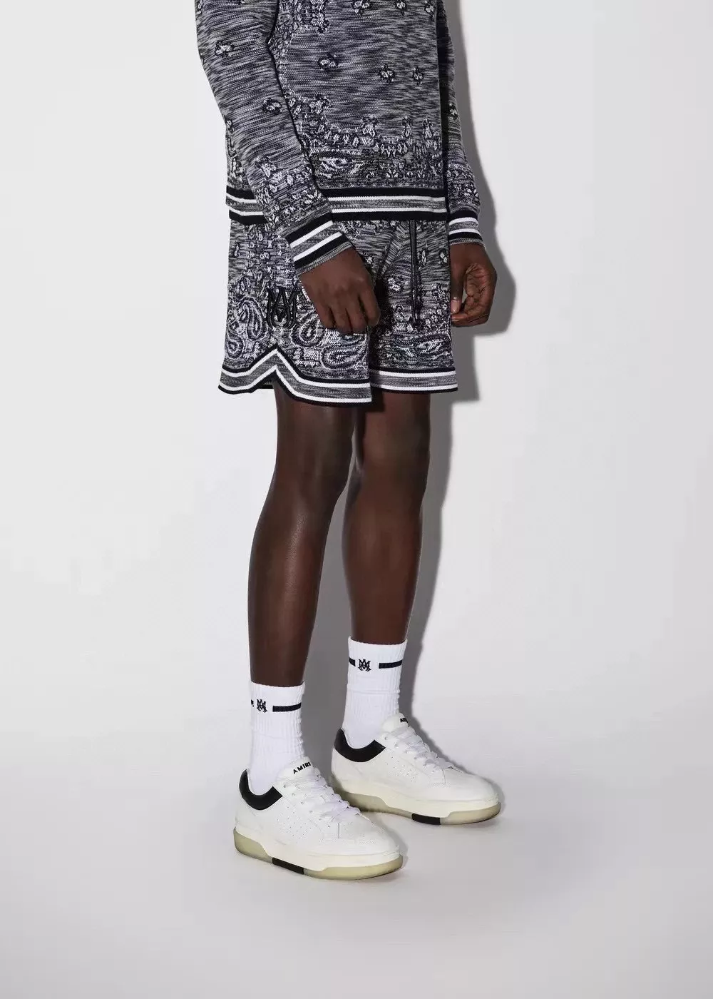 아미리 2023SS 페이즐리 캐시미어 블렌드 니트 쇼츠 상세 이미지 12
