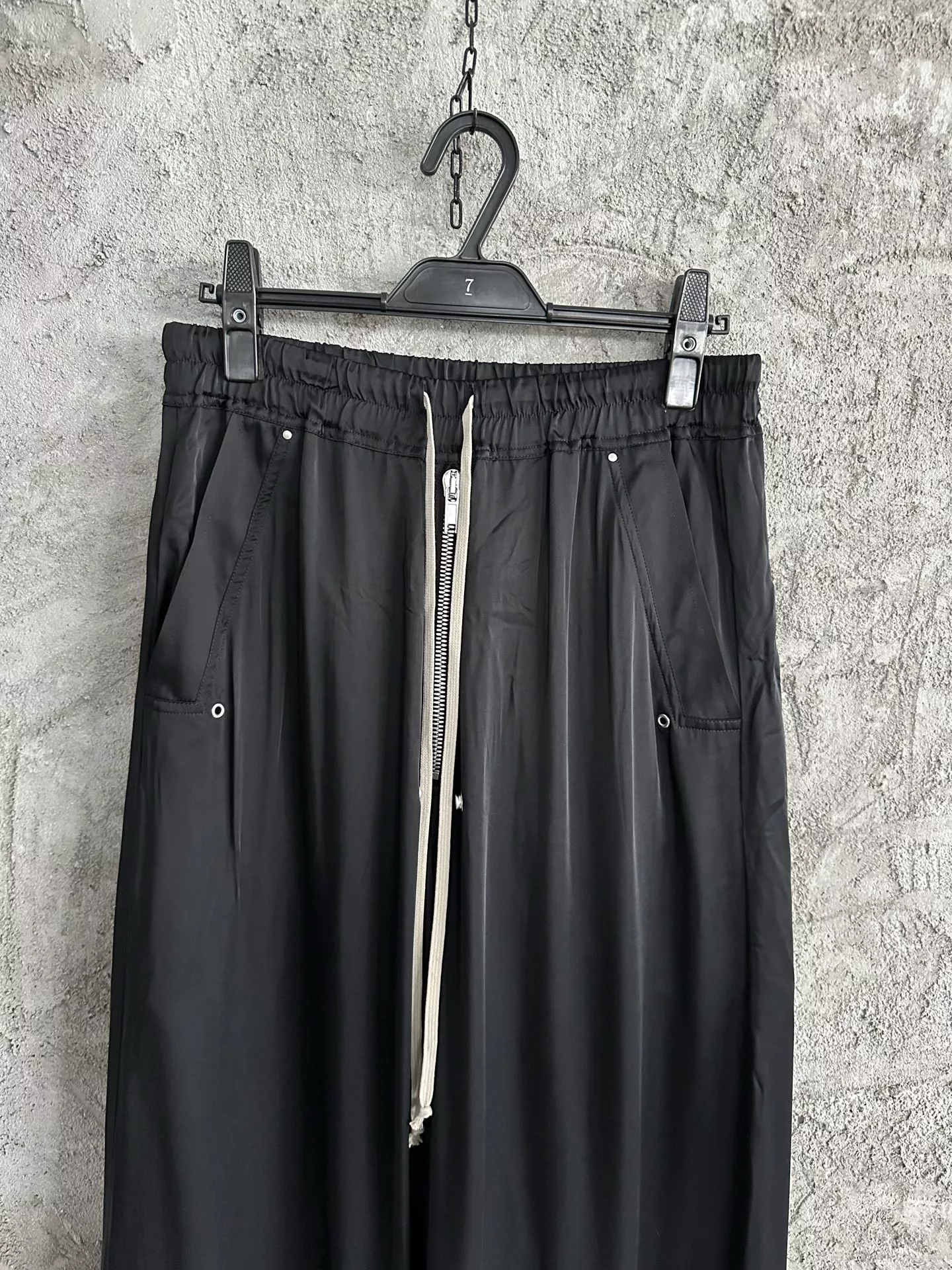 릭오웬스 2025SS 아세테이트 와이드 팬츠 상세 이미지 2