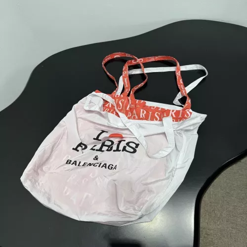 발렌시아가 아트워크 프린트 나일론 쇼핑백
