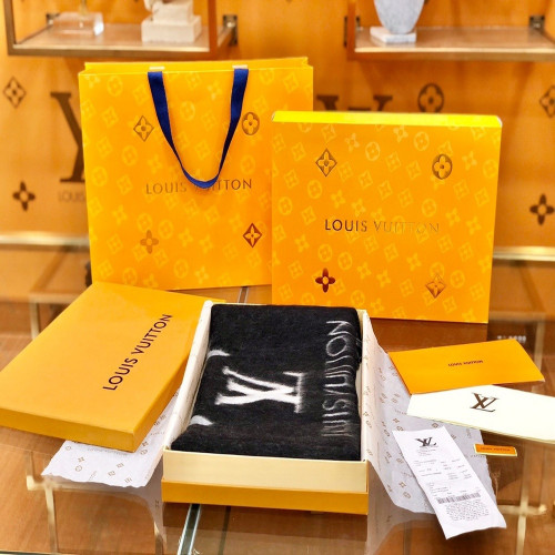 루이비통 모노그램 로고 캐시미어 숄
