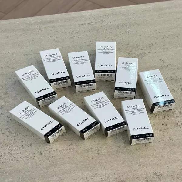 샤넬 르 블랑 광채 나이트 리페어 페이스 오일