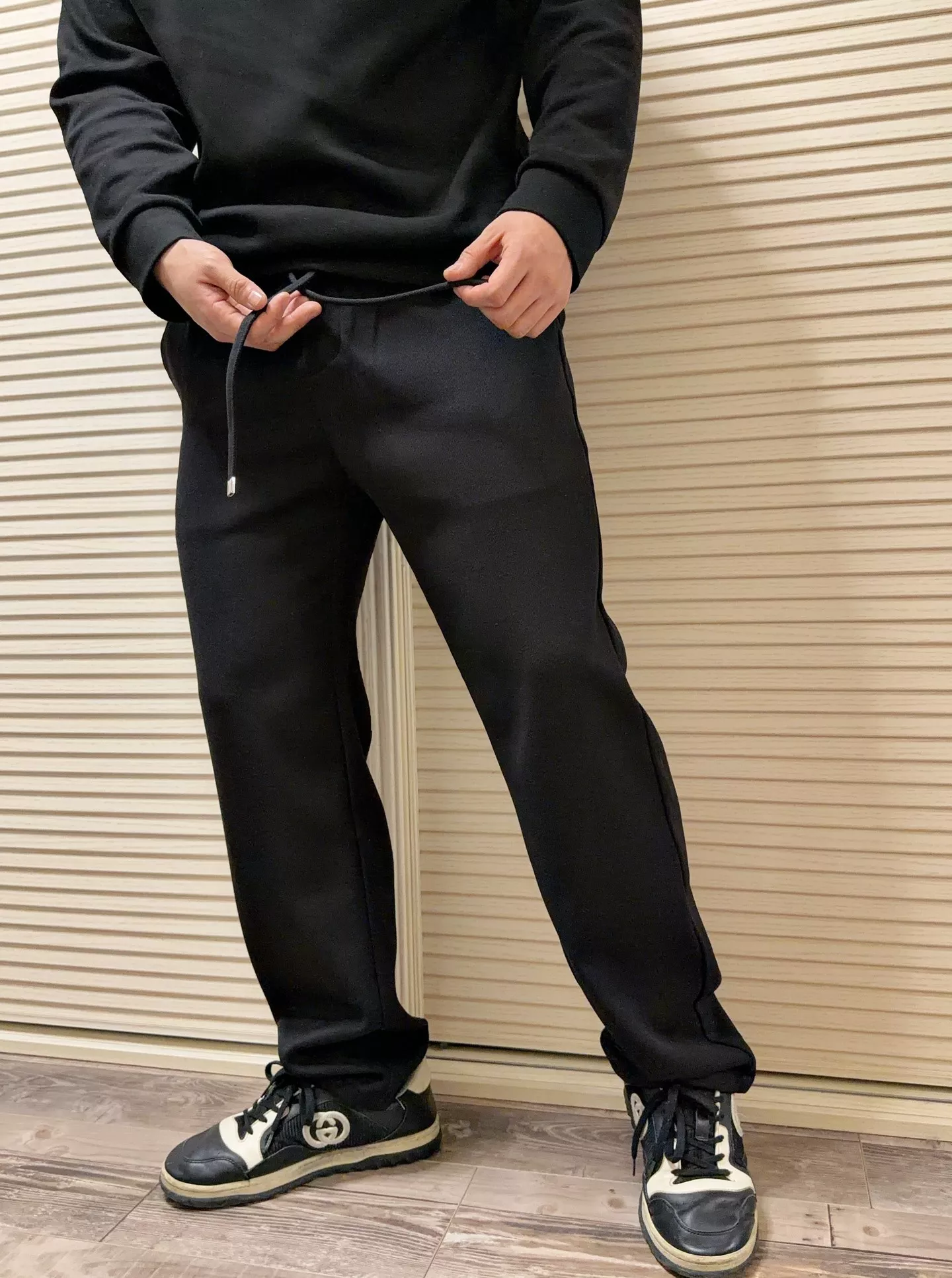 브루넬로쿠치넬리 울 텐셀 혼방 올드머니 무드 스트레이트 밴딩 팬츠 상세 이미지 12