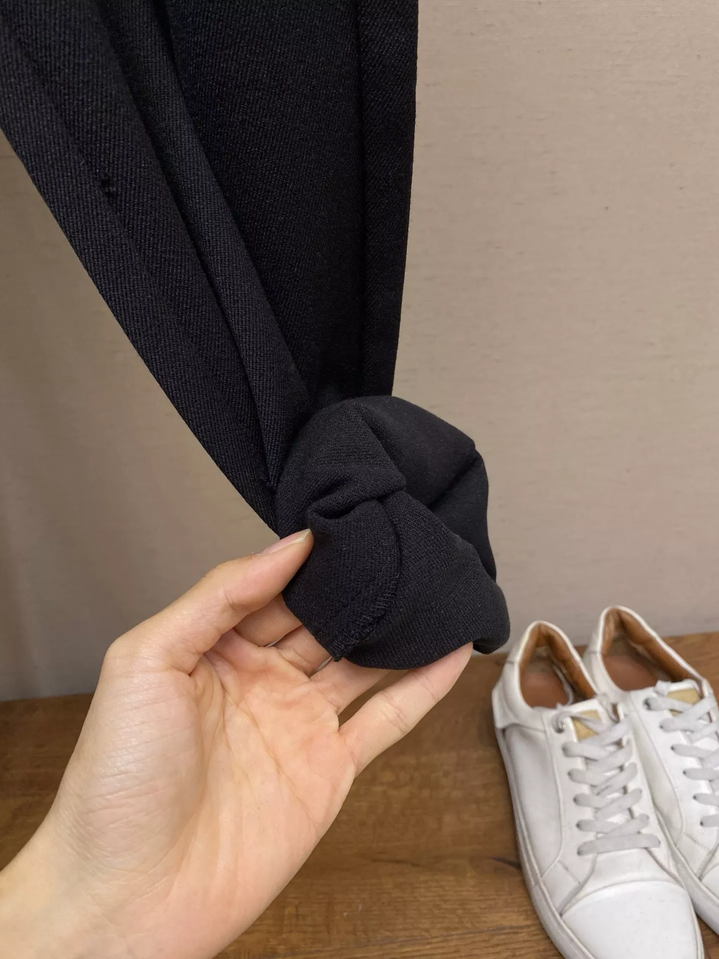브루넬로쿠치넬리 울 텐셀 혼방 올드머니 무드 스트레이트 밴딩 팬츠 상세 이미지 8