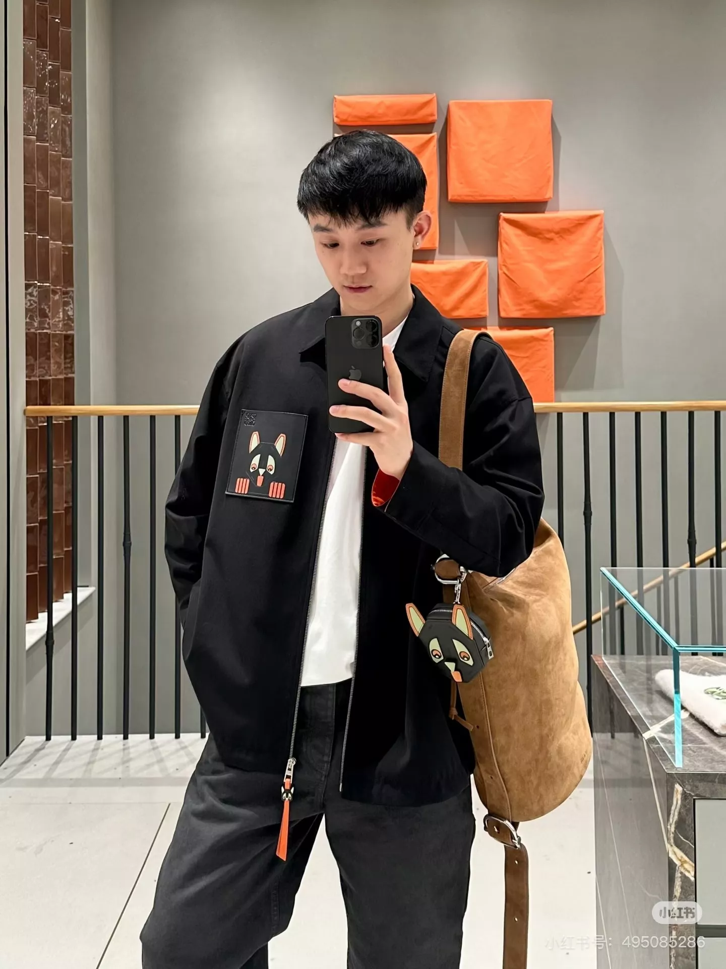 로에베 루이스웨인 콜라보 고양이 포켓 집업 재킷 상세 이미지 14