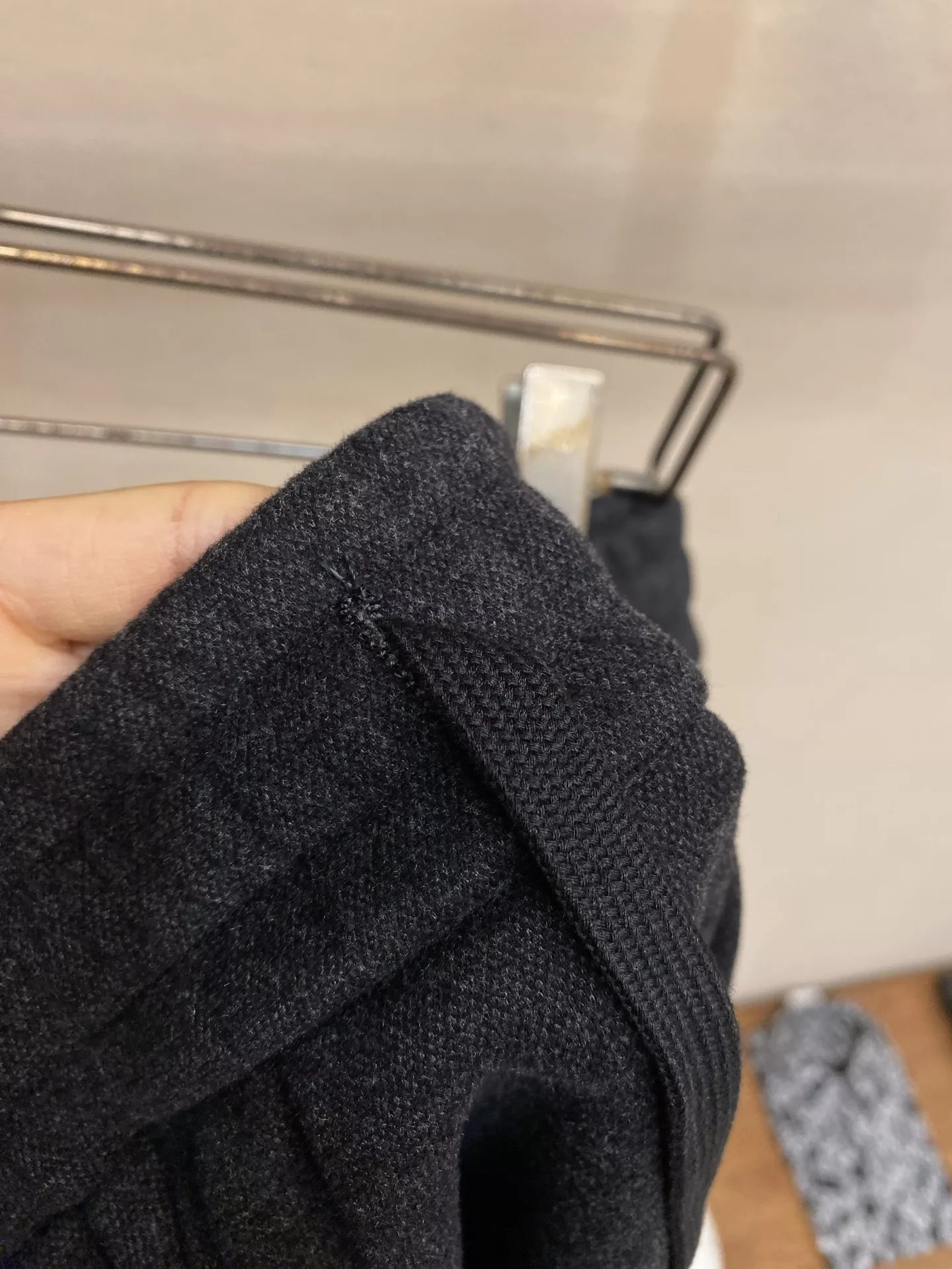보테가베네타 가후 울 혼방 와이드핏 스트링 팬츠 상세 이미지 4