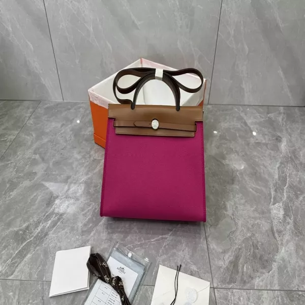 에르메스 허백 PM 캔버스 토트백