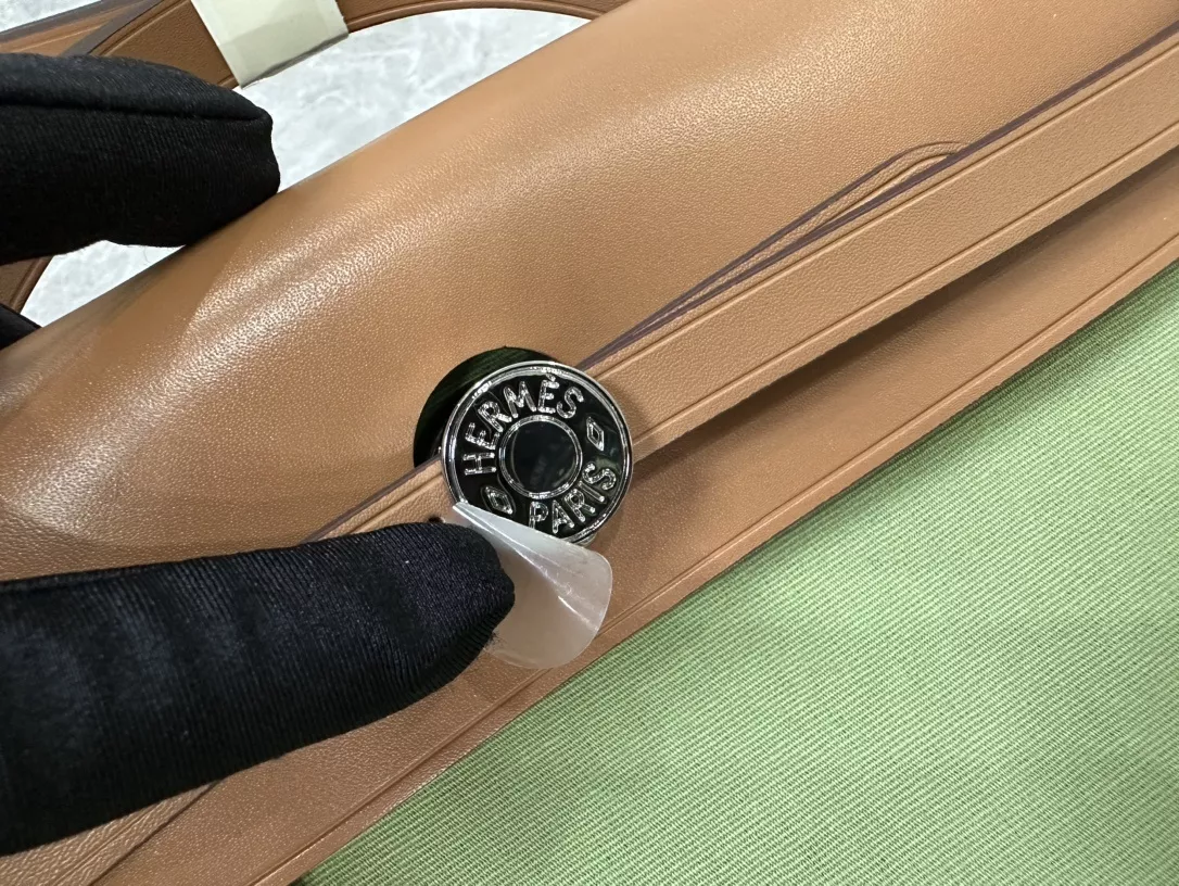 에르메스 에르백 PM 캔버스 레더 토트백 상세 이미지 4