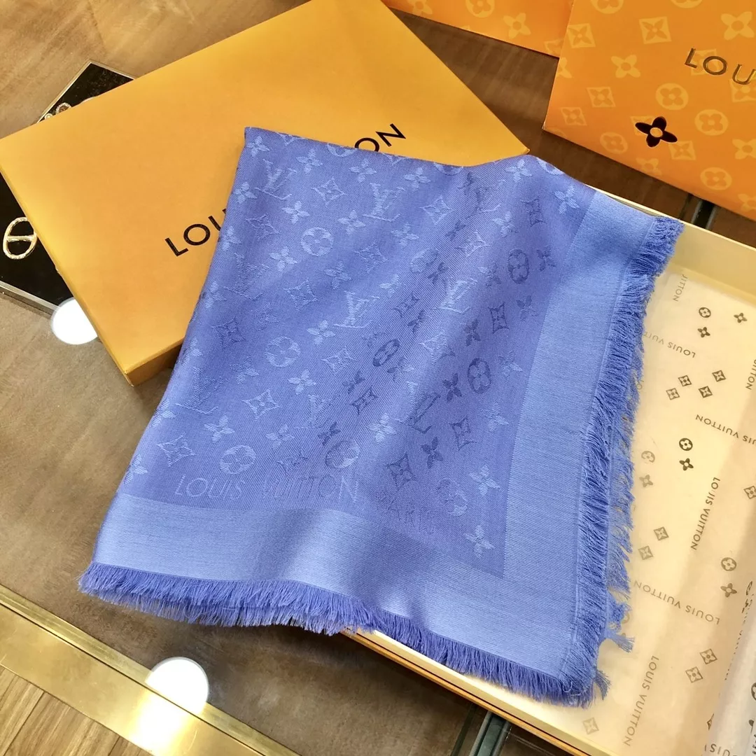 루이비통 모노그램 실크울 숄 상세 이미지 2