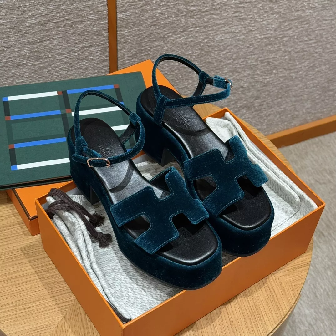 에르메스 잠 30 스웨이드 샌들 상세 이미지 13