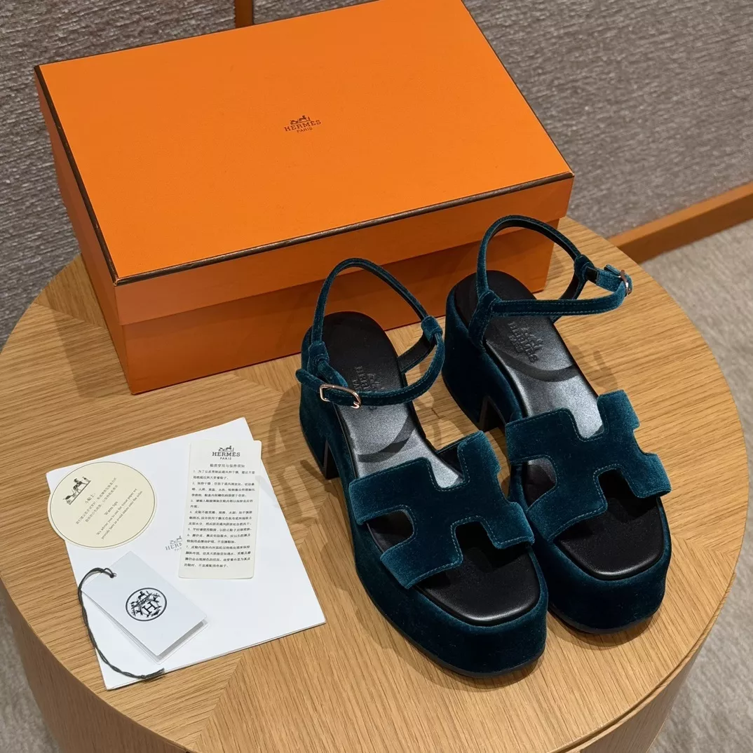 에르메스 잠 30 스웨이드 샌들 상세 이미지 10