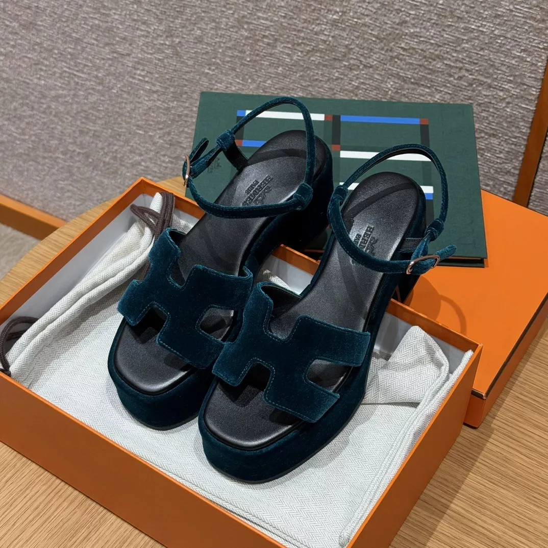 에르메스 잠 30 스웨이드 샌들 상세 이미지 11