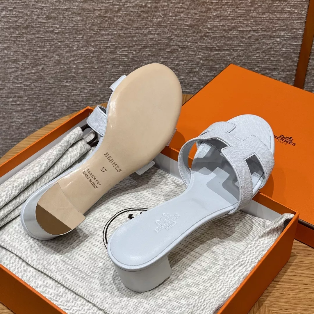 에르메스 오아시스 H 컷아웃 힐 슬라이드 샌들 상세 이미지 6