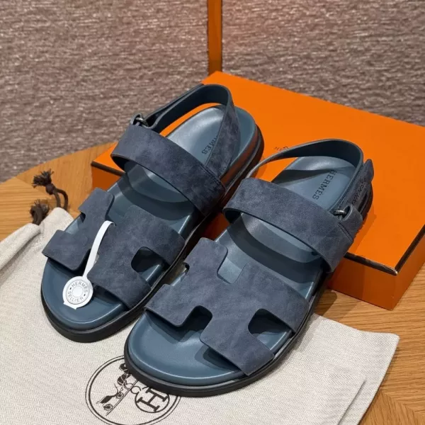 에르메스 지니어스 스웨이드 샌들