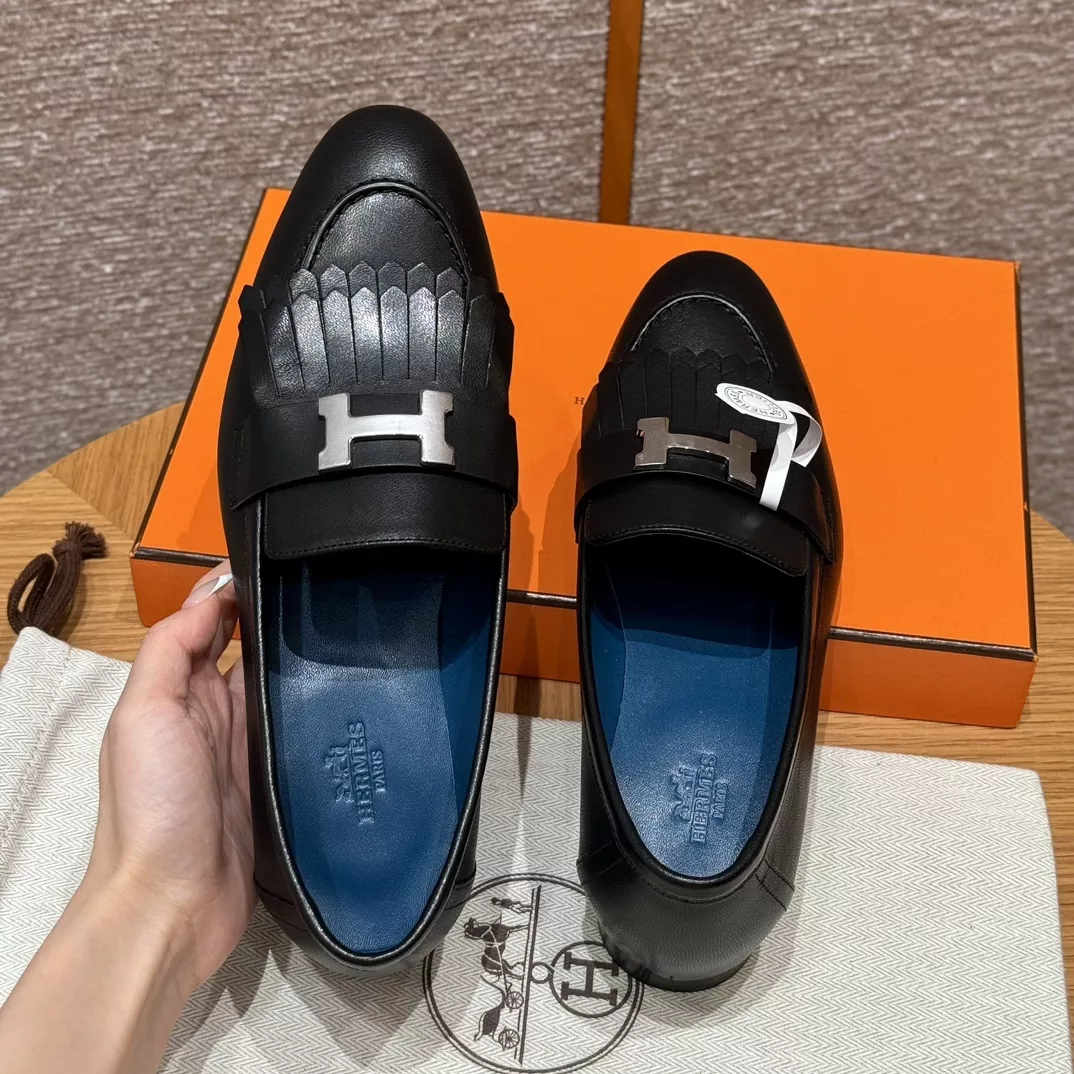 에르메스 로얄 로퍼 실버 버클 상세 이미지 3