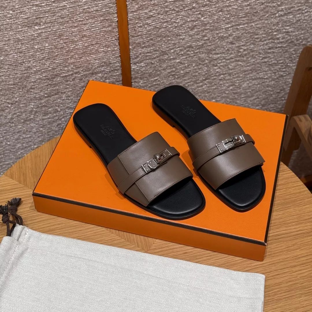 에르메스 켈리 버클 레더 슬리퍼 상세 이미지 12
