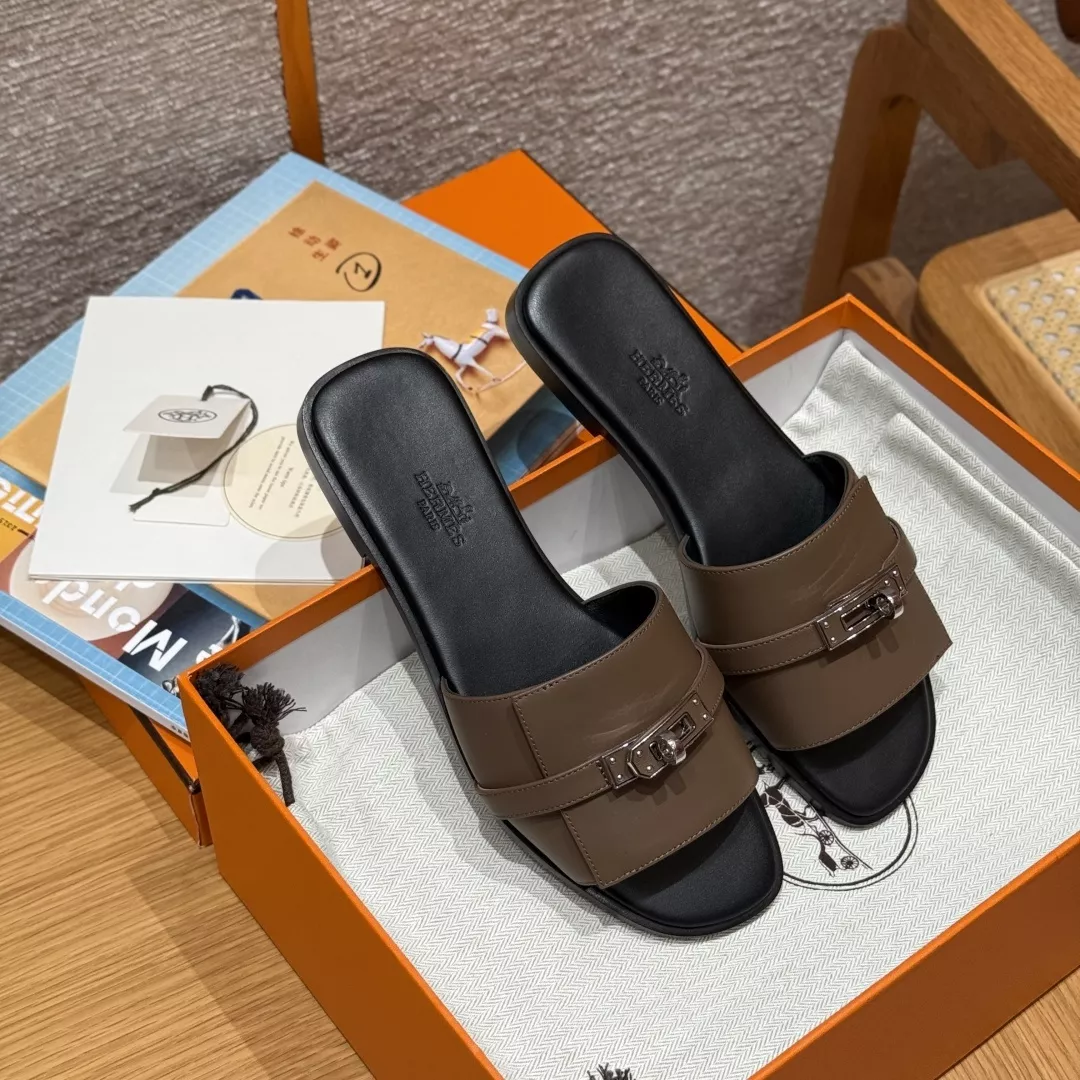 에르메스 켈리 버클 레더 슬리퍼 상세 이미지 10