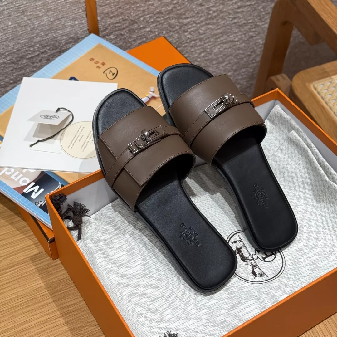 에르메스 켈리 버클 레더 슬리퍼 상세 이미지 11