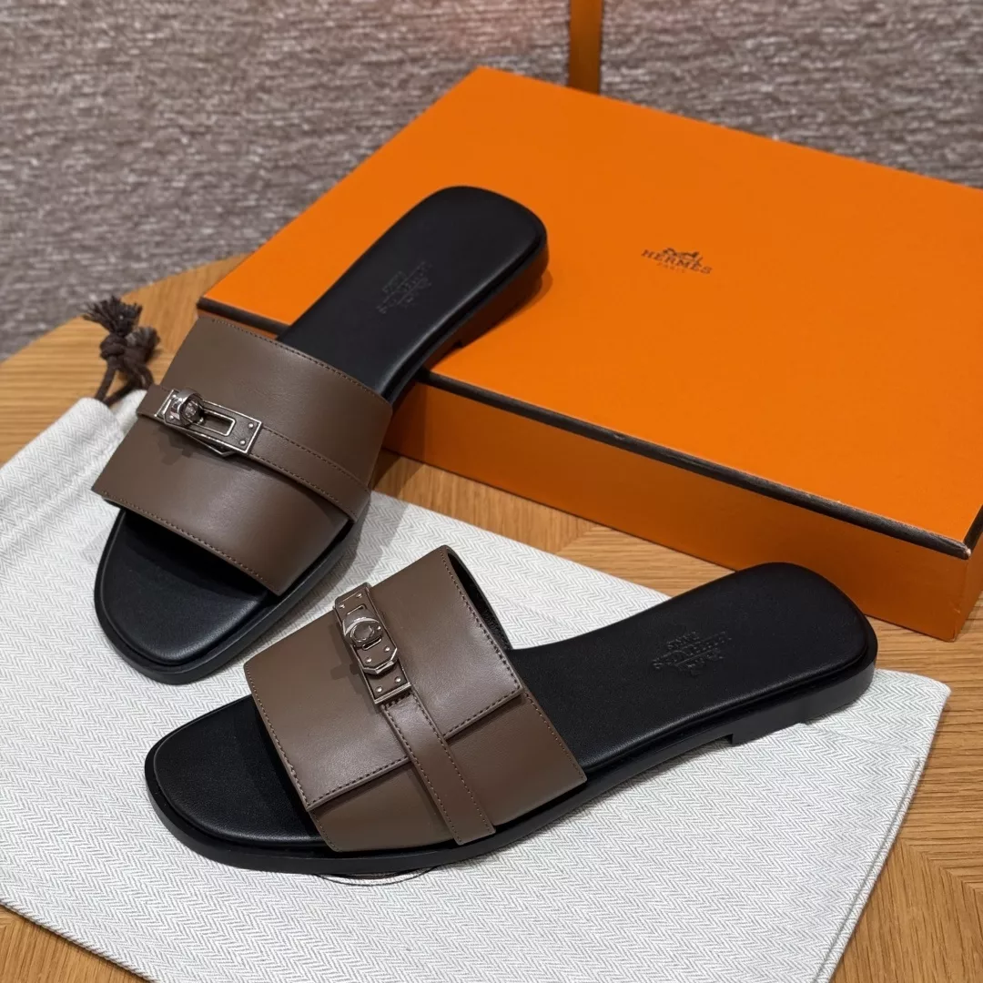 에르메스 켈리 버클 레더 슬리퍼 상세 이미지 9