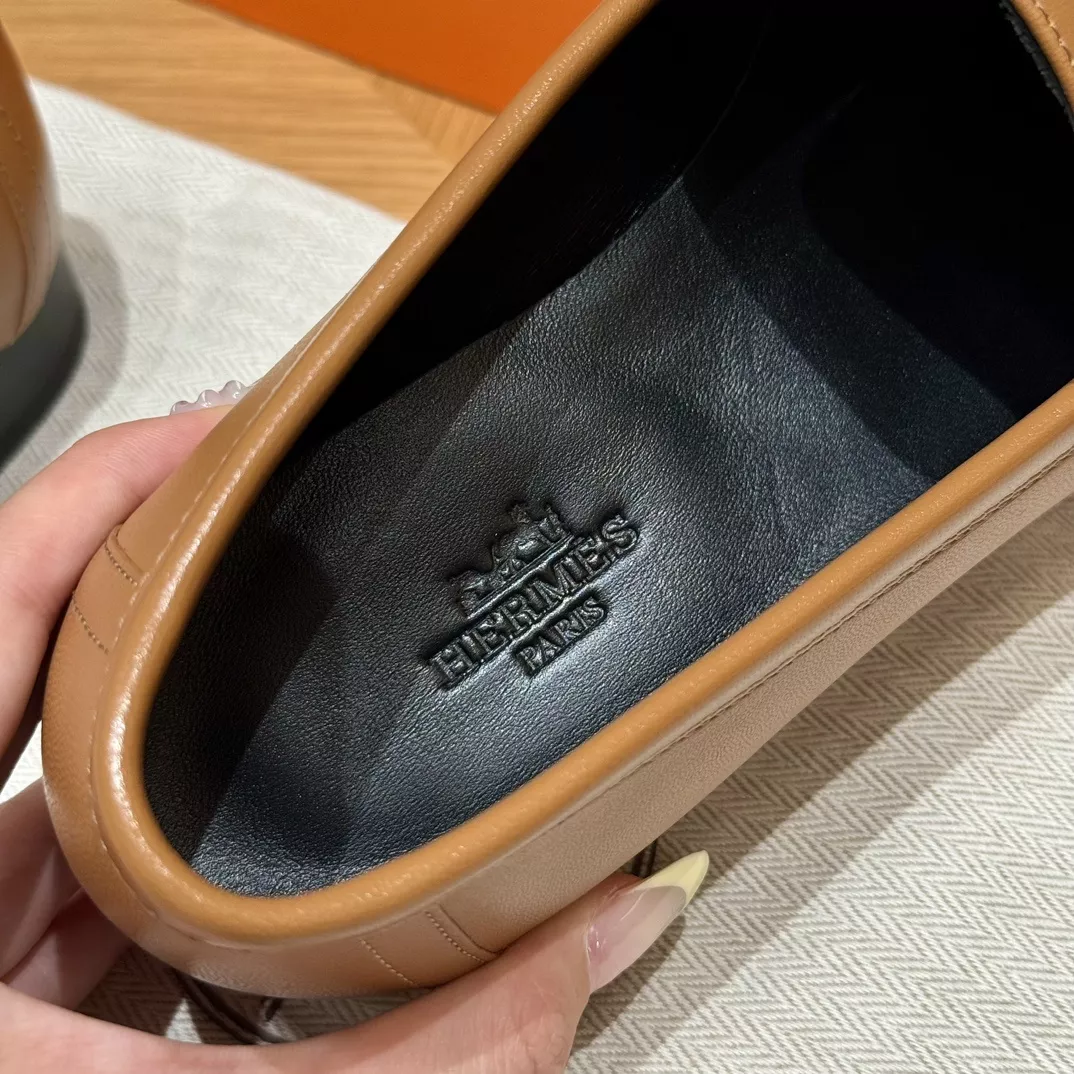 에르메스 파리 로퍼 골드 버클 상세 이미지 5