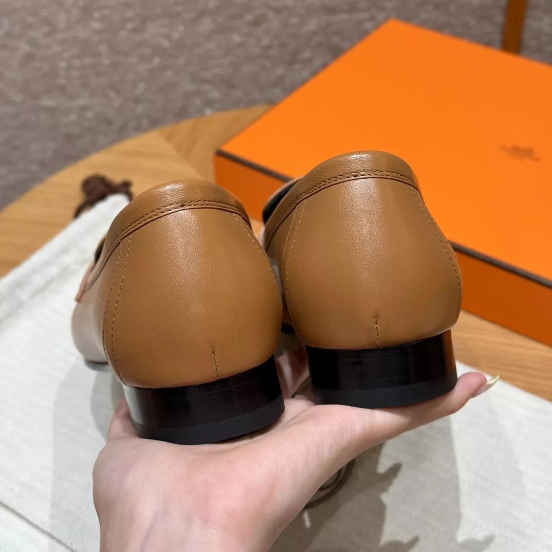 에르메스 파리 로퍼 골드 버클 상세 이미지 7