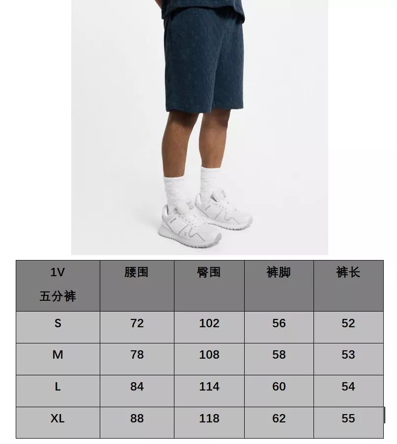 루이비통 다크 패턴 반소매 티셔츠 하프팬츠 세트 상세 이미지 34