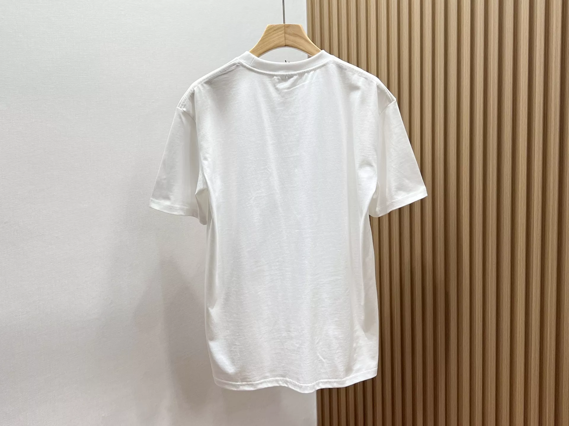 디올 마이크로 배지 레터링 프린트 반소매 티셔츠 상세 이미지 9