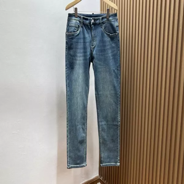 펜디 빈티지 워싱 데님 와이드 팬츠